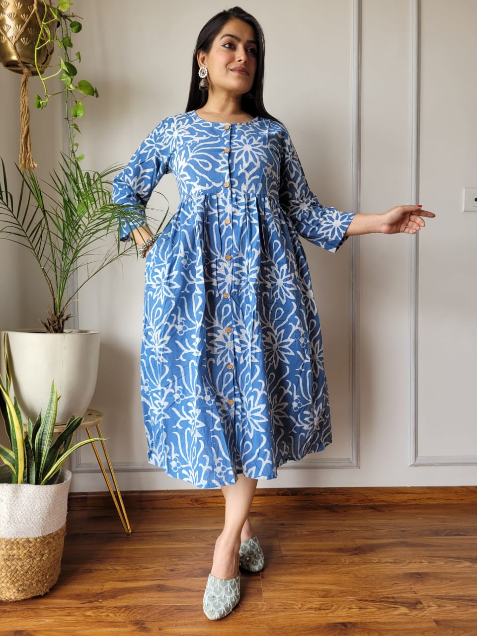 Pure Cotton One Piece Dress (48 variants)