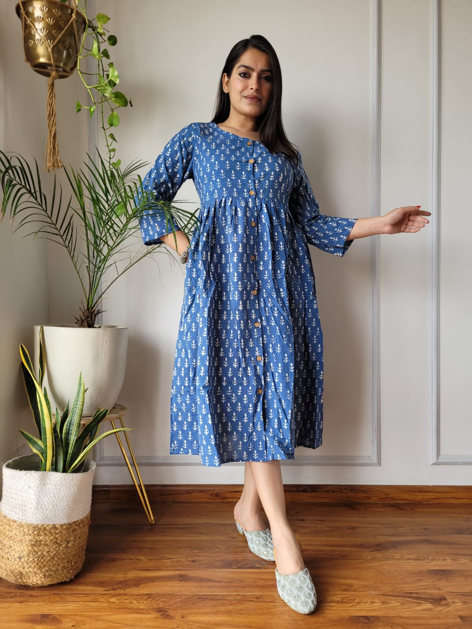 Pure Cotton One Piece Dress (48 variants)