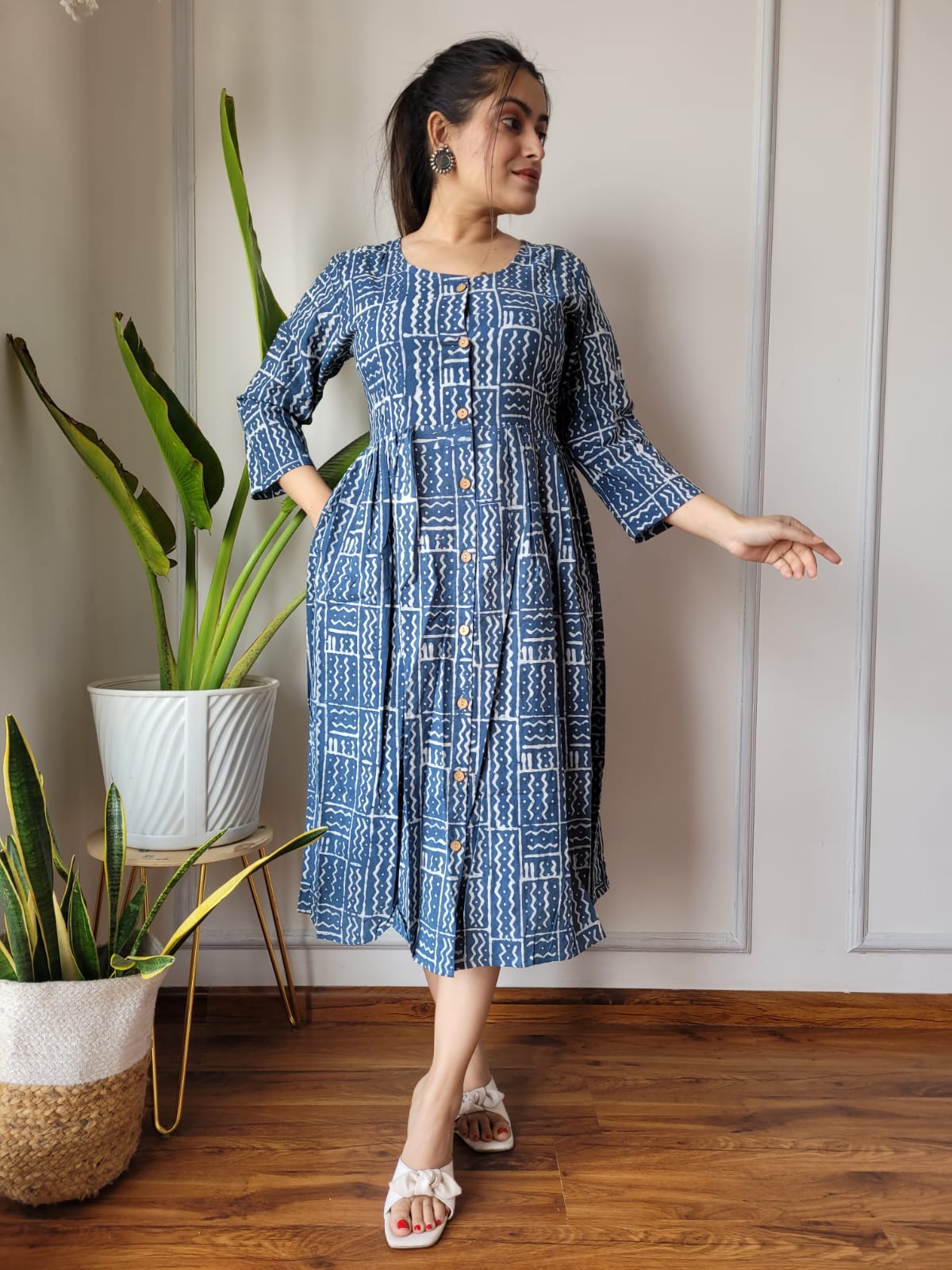 Pure Cotton One Piece Dress (48 variants)