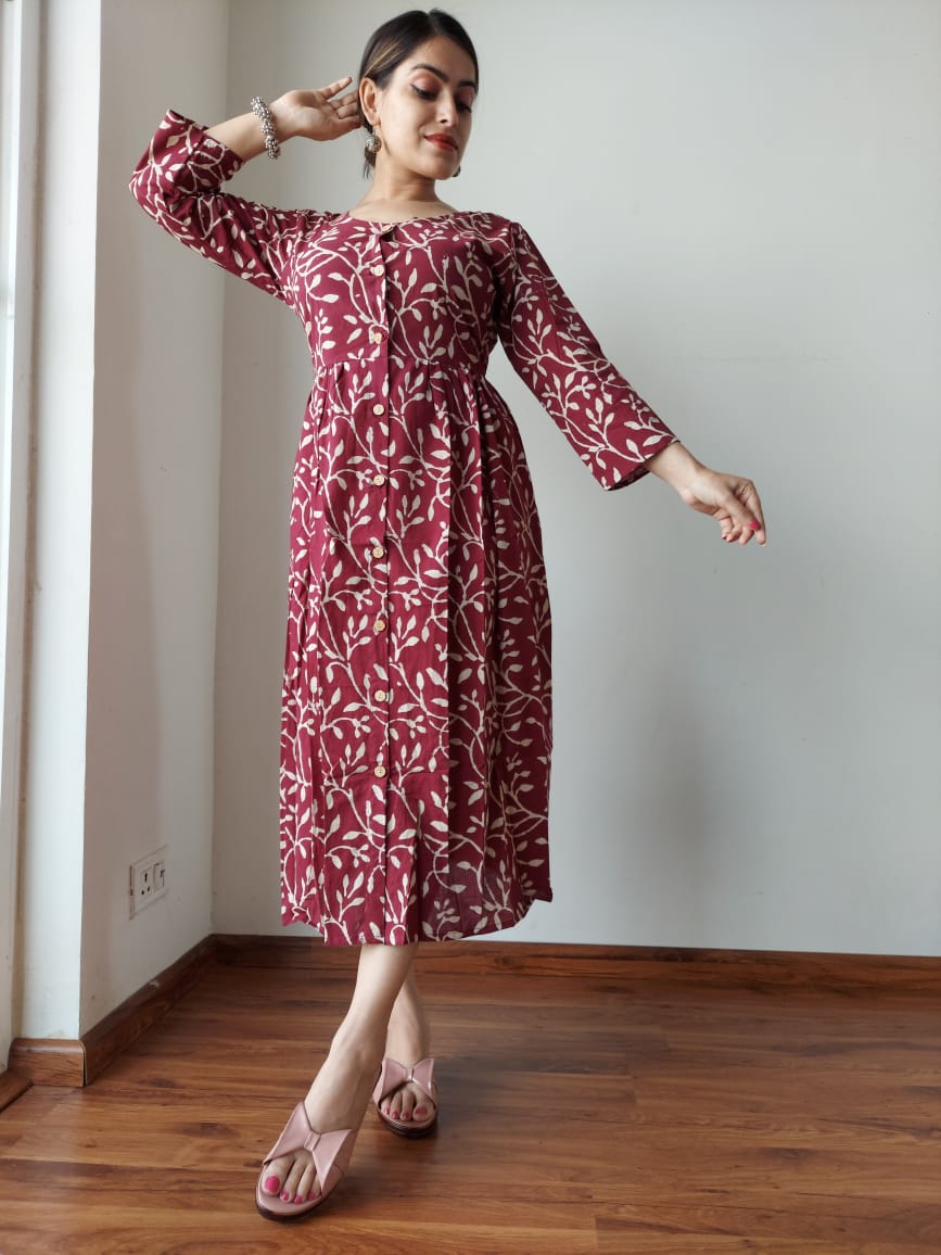 Pure Cotton One Piece Dress (48 variants)