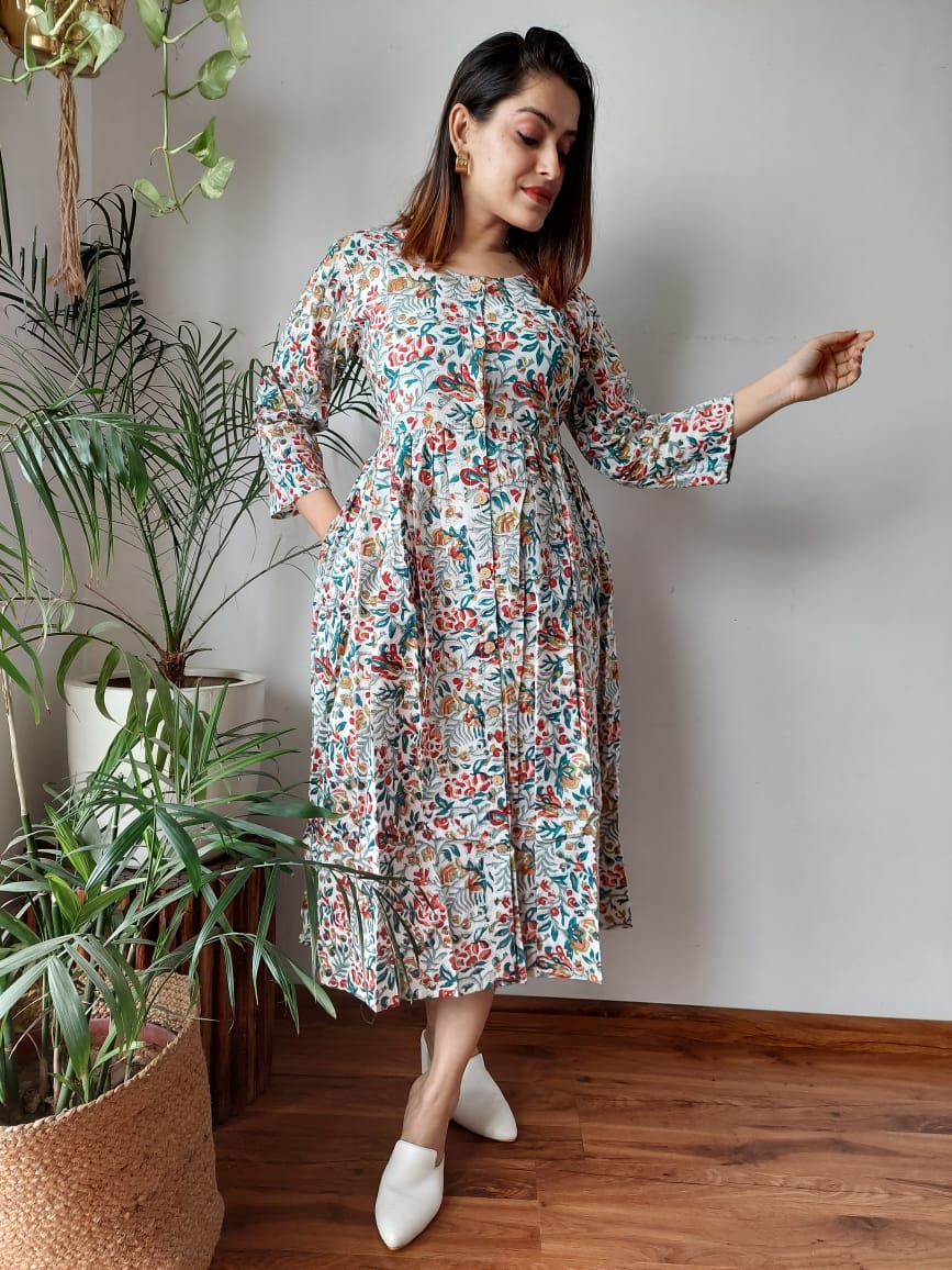Pure Cotton One Piece Dress (48 variants)