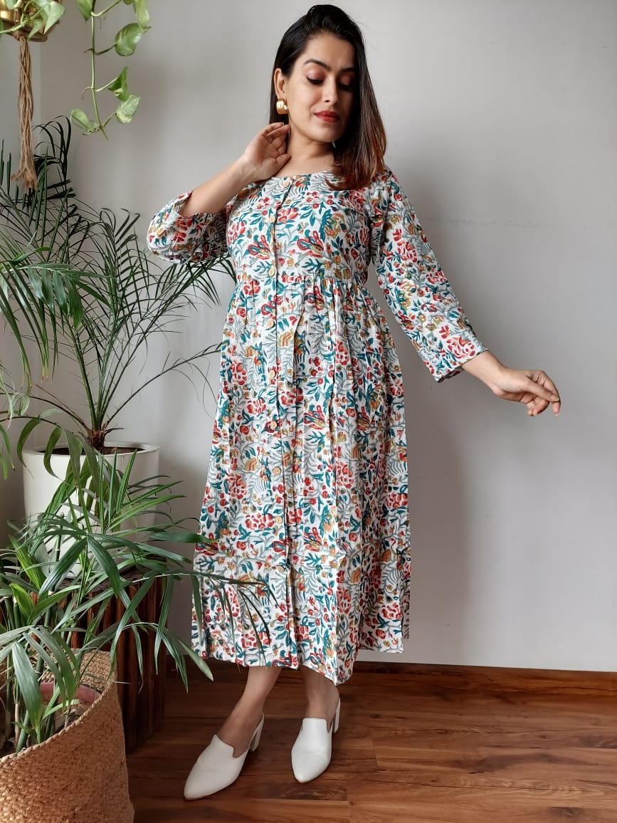Pure Cotton One Piece Dress (48 variants)