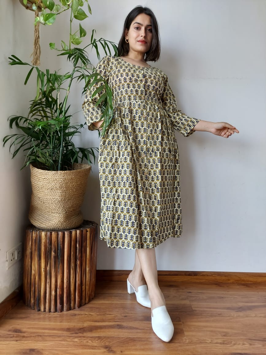 Pure Cotton One Piece Dress (48 variants)