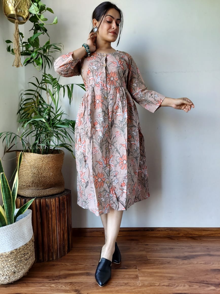Pure Cotton One Piece Dress (48 variants)