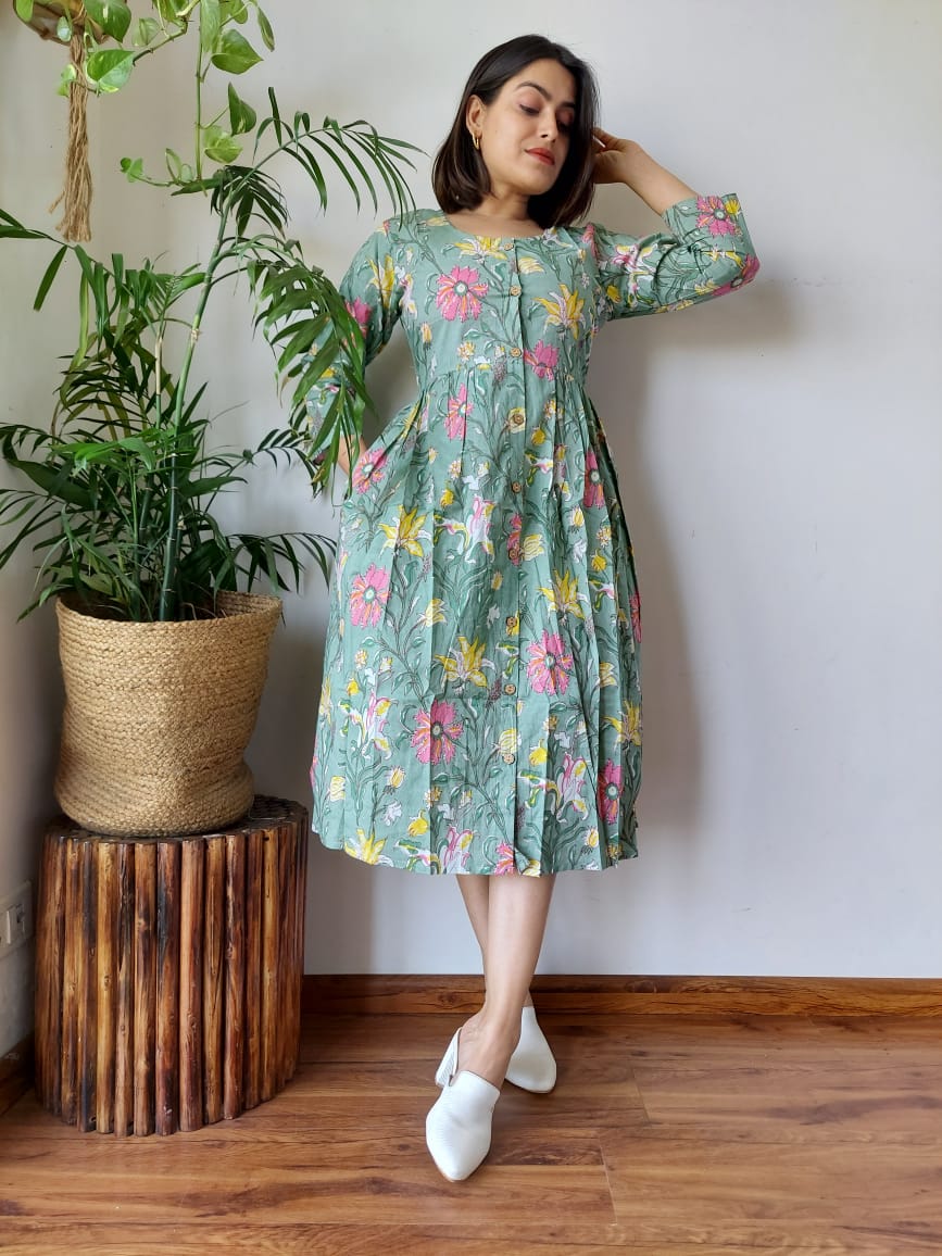 Pure Cotton One Piece Dress (48 variants)