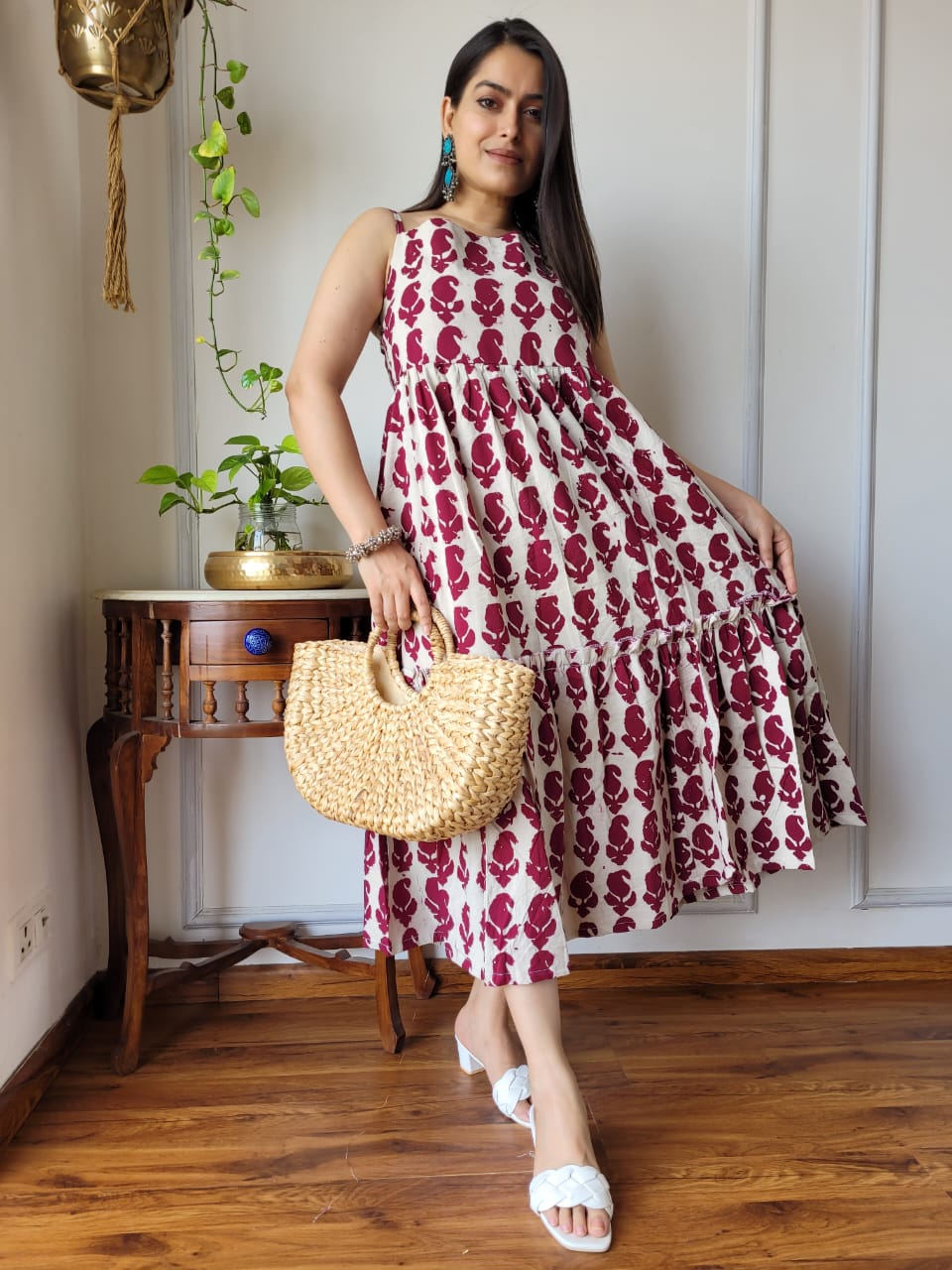 One Piece Dress Name For Girl Pure Cotton One Piece Dress (15