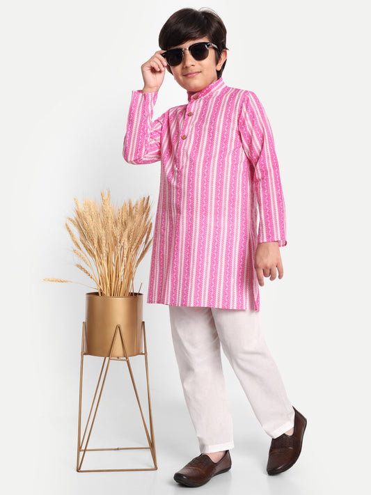 Little Maharaja: Pink Kurta Pyjama for boys for Festive,Wedding & special family occasions!