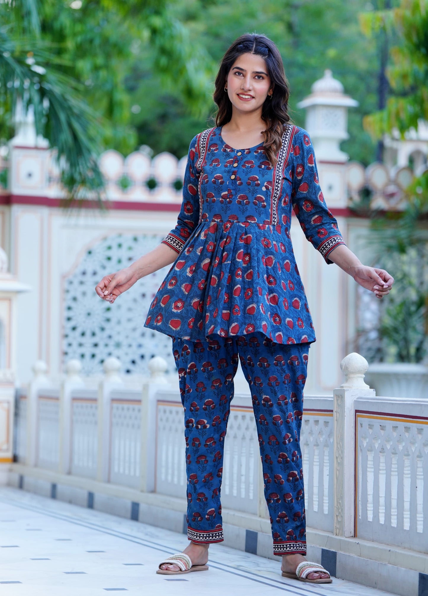 Pure Organic Cotton Designer Night Suit Set (7 variants)