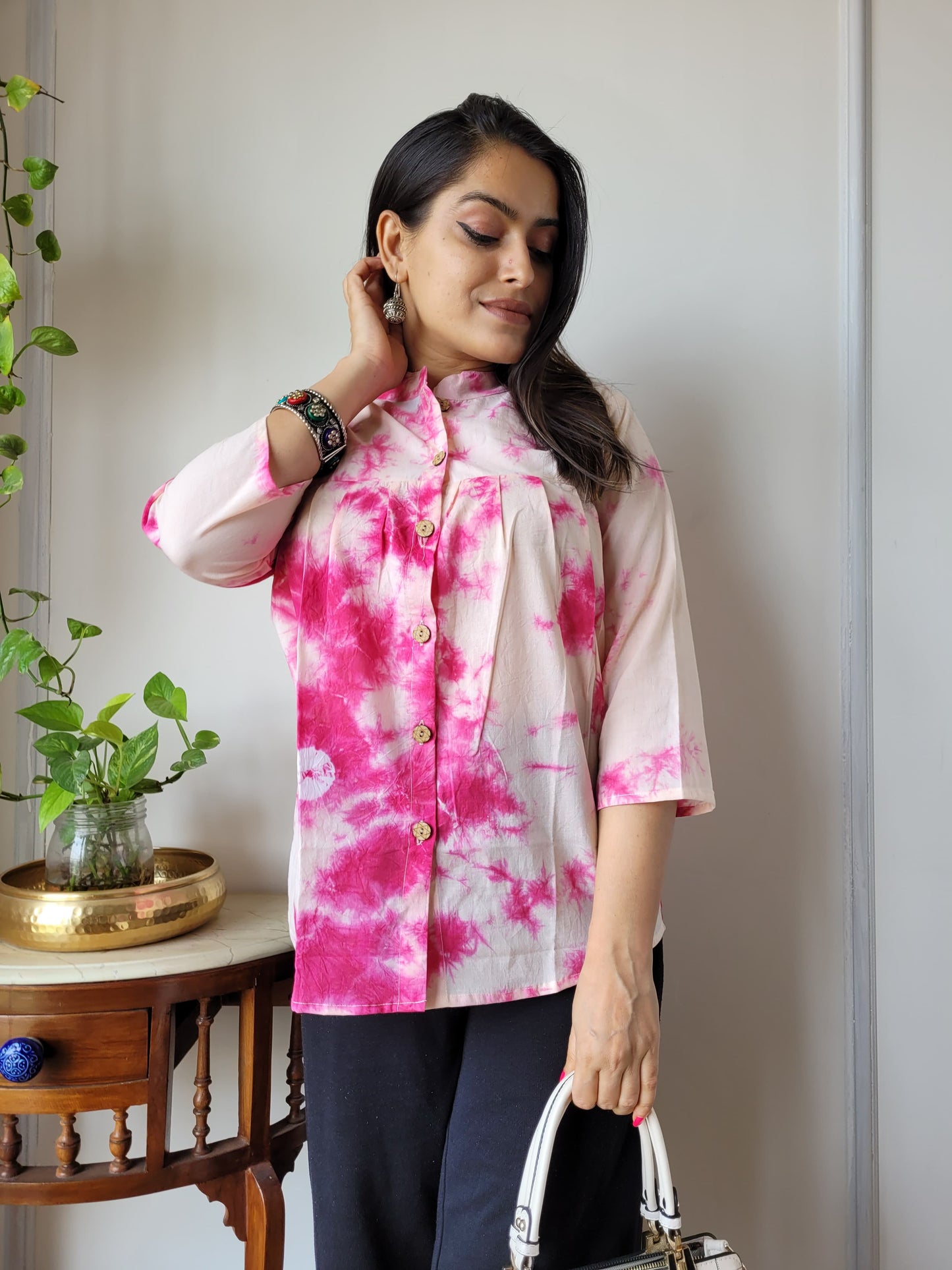 Bagru hand block printed Cotton peplum Tops (18 variants)