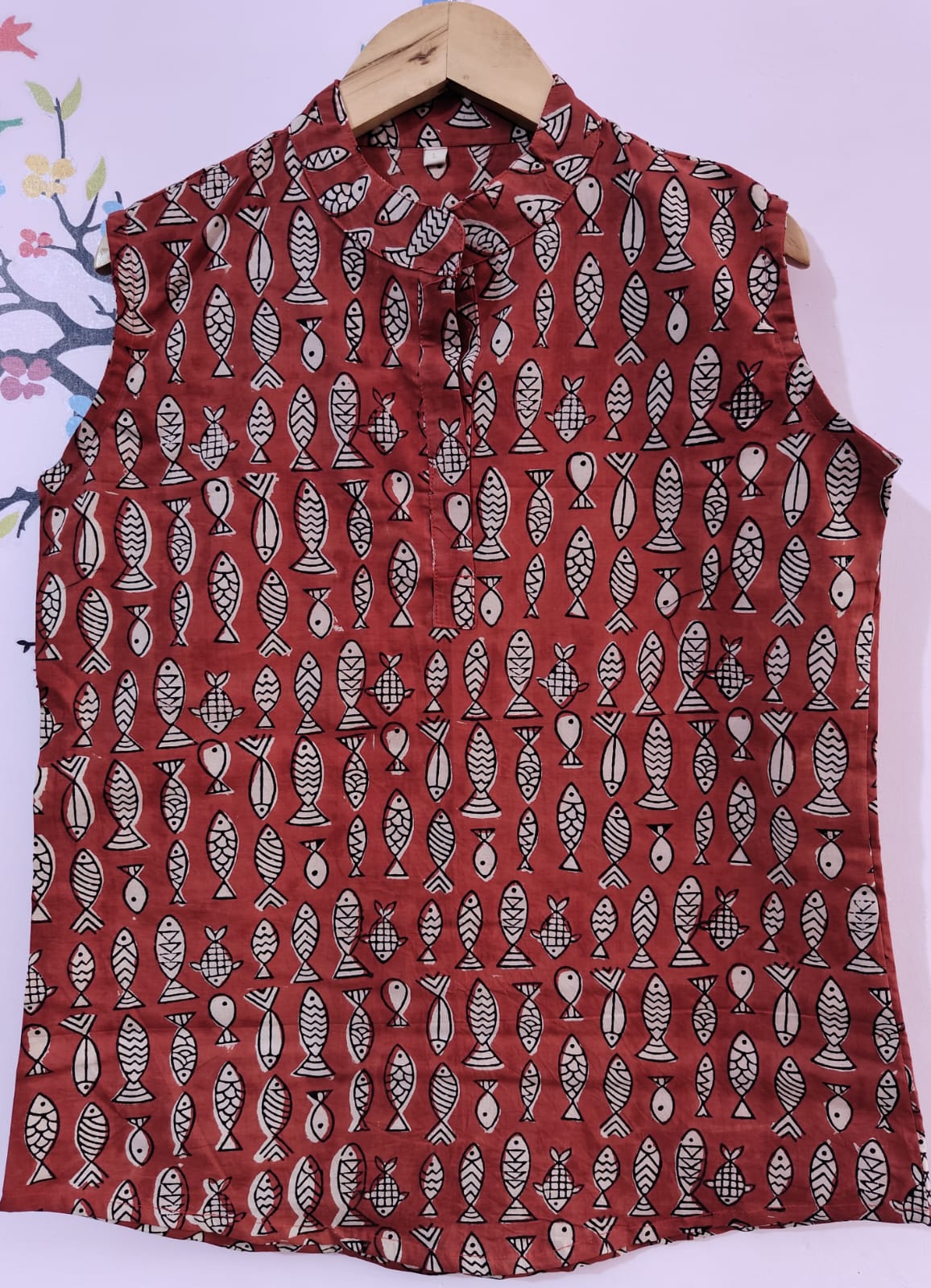 Summer Special Printed Cotton Cambric Sleeveless Tops (40+ variants)