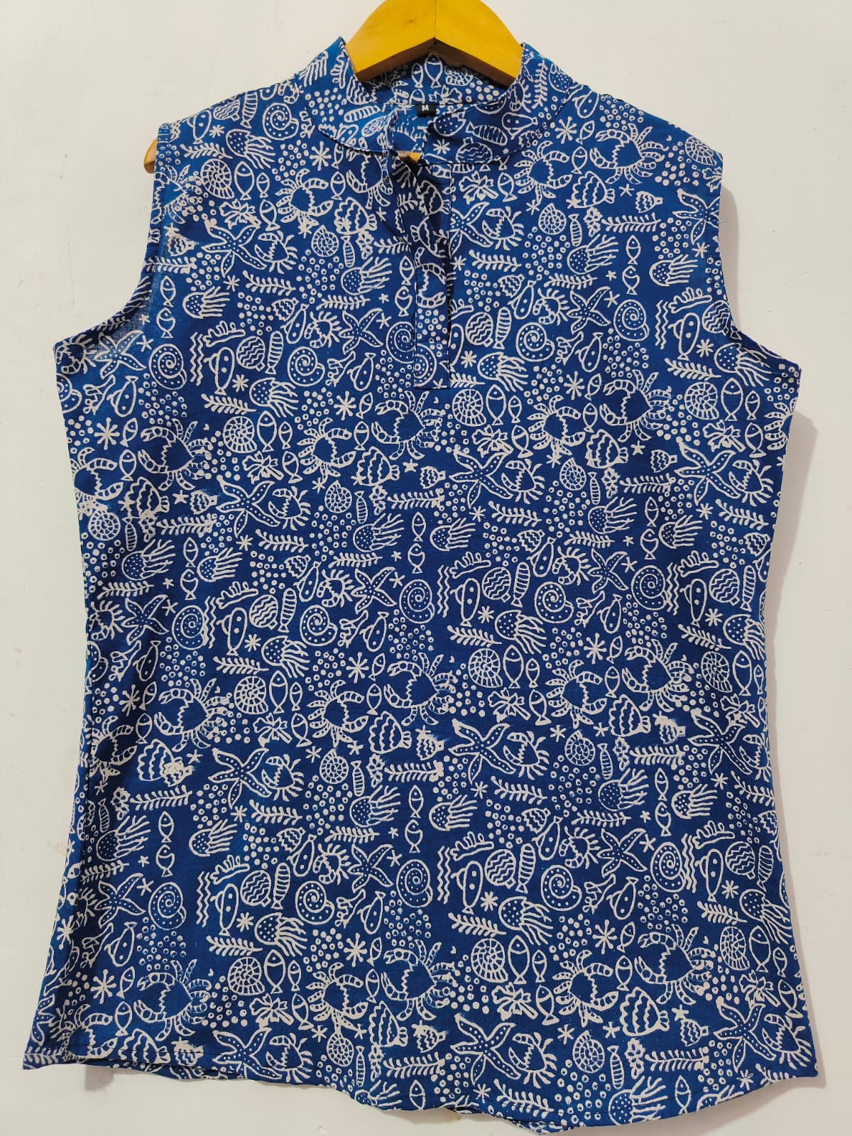 Summer Special Printed Cotton Cambric Sleeveless Tops (40+ variants)