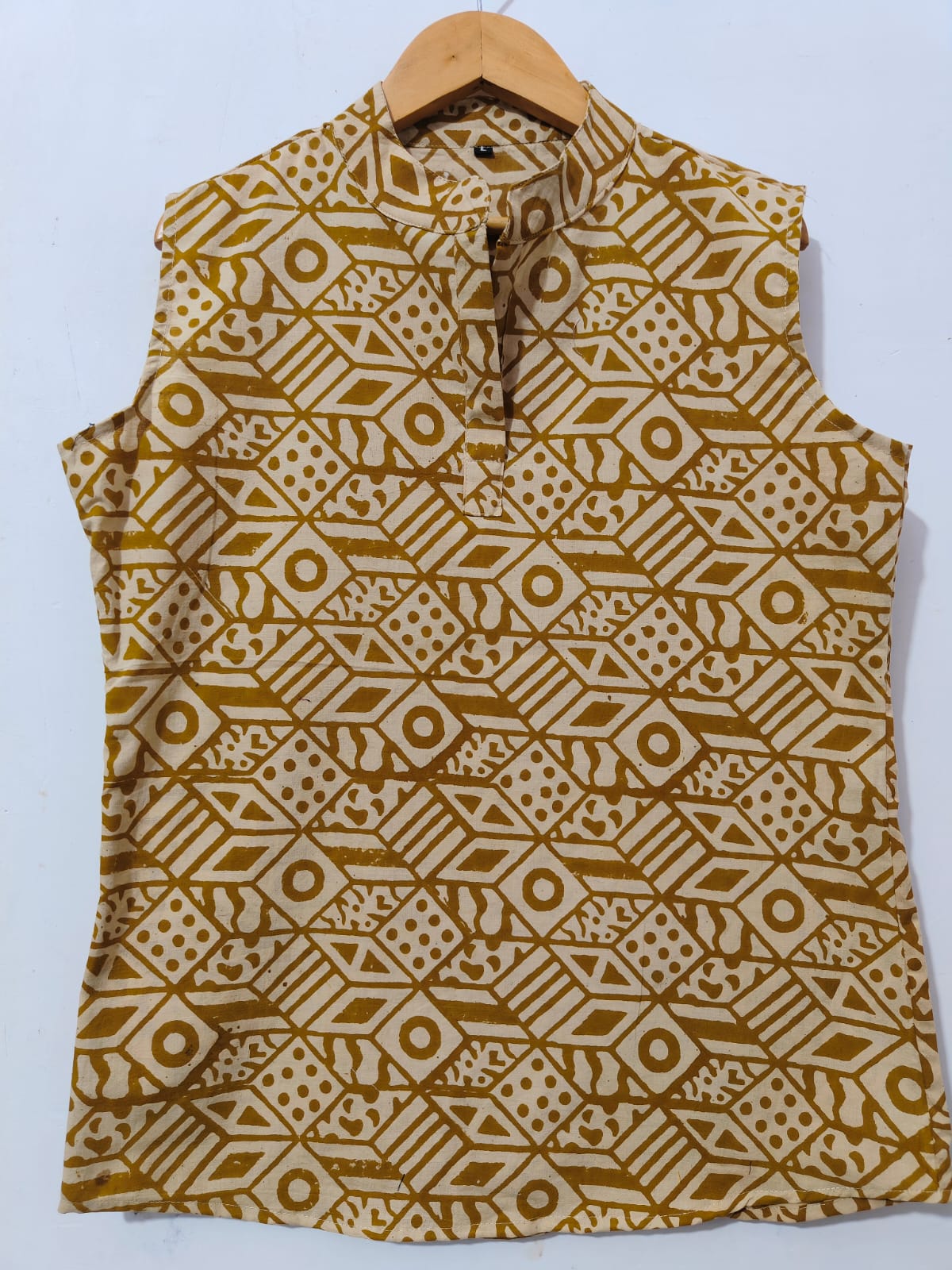 Summer Special Printed Cotton Cambric Sleeveless Tops (40+ variants)