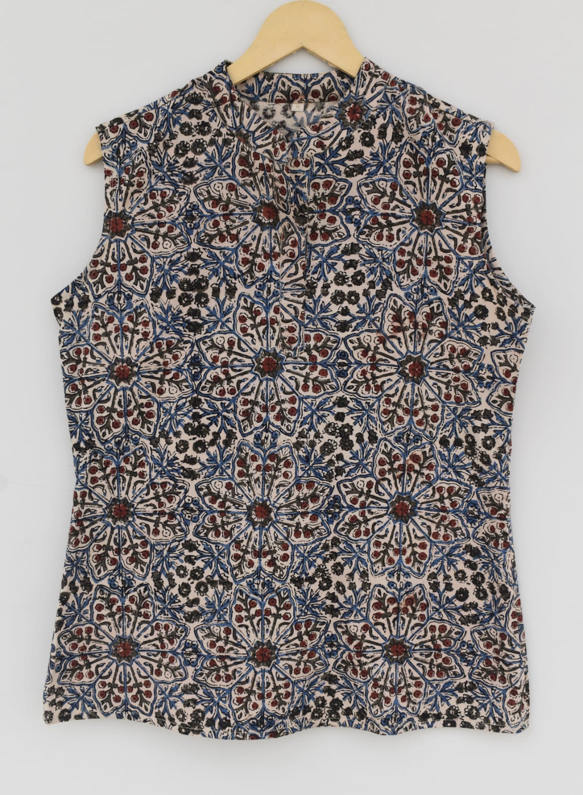 Summer Special Printed Cotton Cambric Sleeveless Tops (40+ variants)