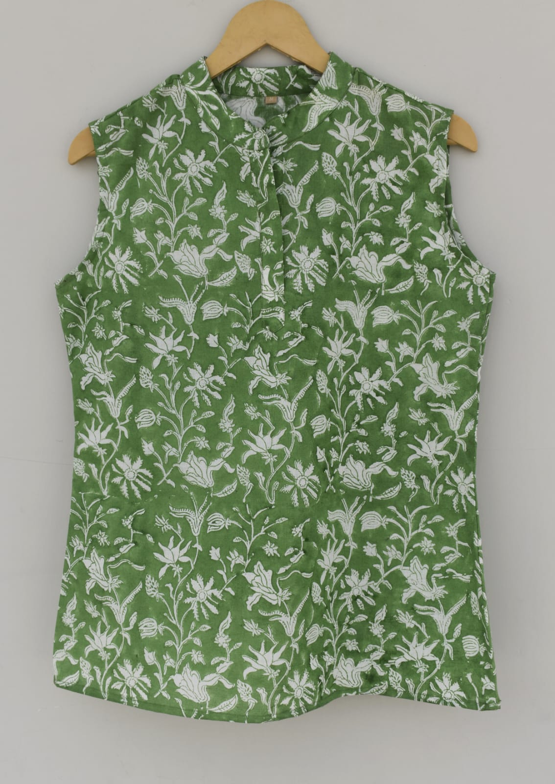 Summer Special Printed Cotton Cambric Sleeveless Tops (40+ variants)