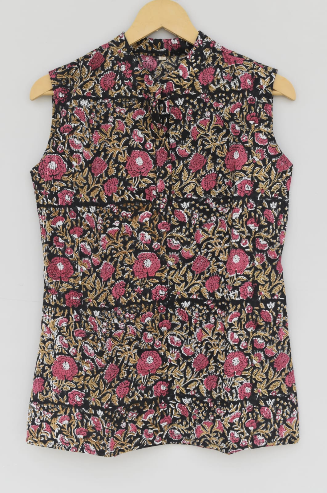 Summer Special Printed Cotton Cambric Sleeveless Tops (40+ variants)