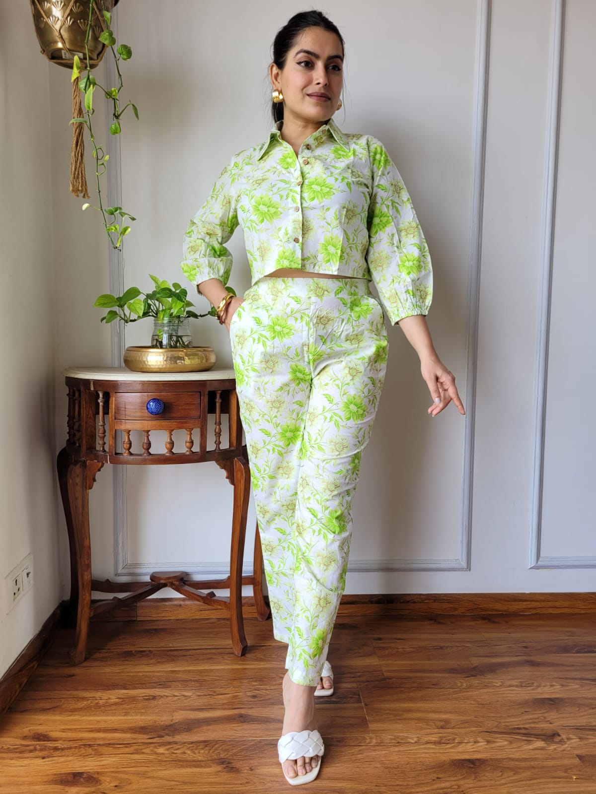 Pure cotton handblock printed Co-ord set(11 variants)